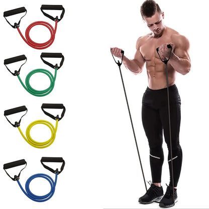 GymBros Unisex Resistance Bands – Durable TPE Yoga Pull Rope for Muscle Toning, Stretching, and Rehab