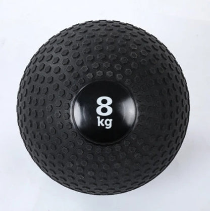 GymBros wholesale black PVC sand-filled slam balls, durable medicine balls for strength training and functional workouts