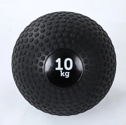 GymBros wholesale black PVC sand-filled slam balls, durable medicine balls for strength training and functional workouts