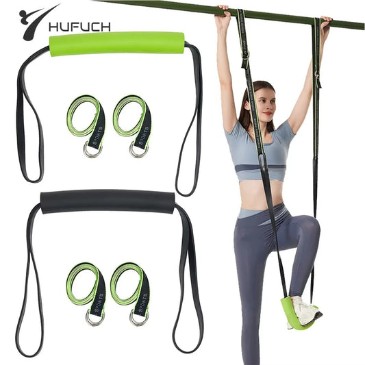 GymBros pull-up assistance bands set with adjustable resistance straps for strength training and assisted pull-ups