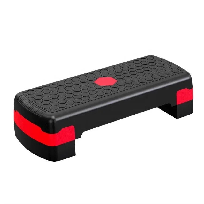 GymBros adjustable aerobic step platform, exercise board with adjustable height for indoor and outdoor fitness workouts