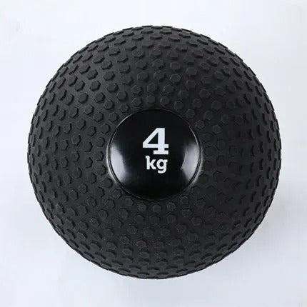 GymBros wholesale black PVC sand-filled slam balls, durable medicine balls for strength training and functional workouts