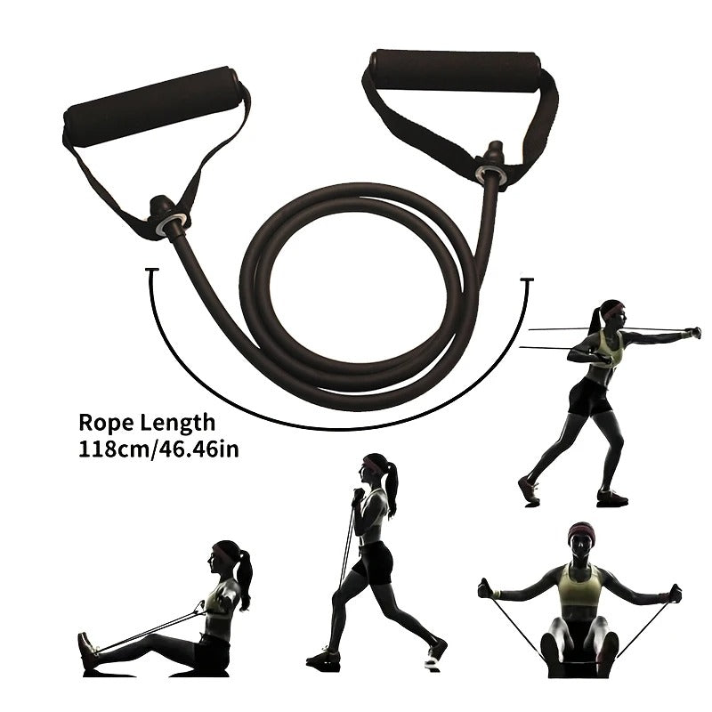 GymBros Unisex Resistance Bands – Durable TPE Yoga Pull Rope for Muscle Toning, Stretching, and Rehab